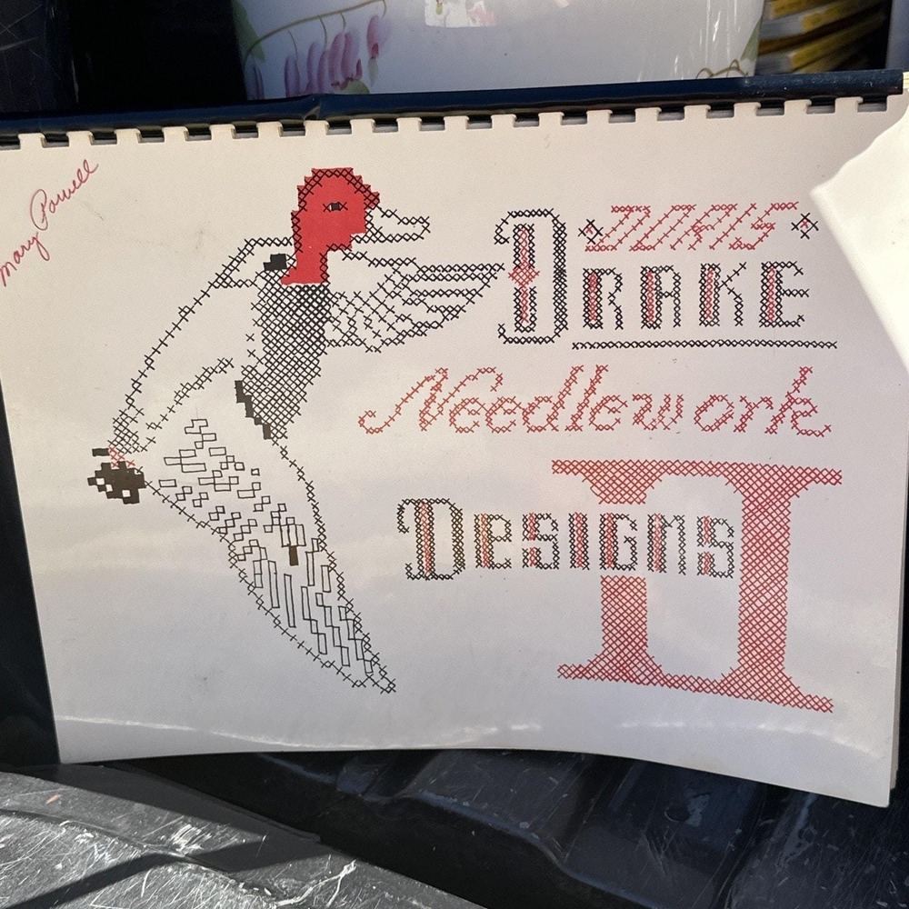Doris Drake Cross Stitch Book All Charts Needlework Designs Embroidery Pattern